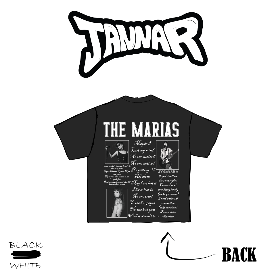 تي شيرت للمغنية The Marias