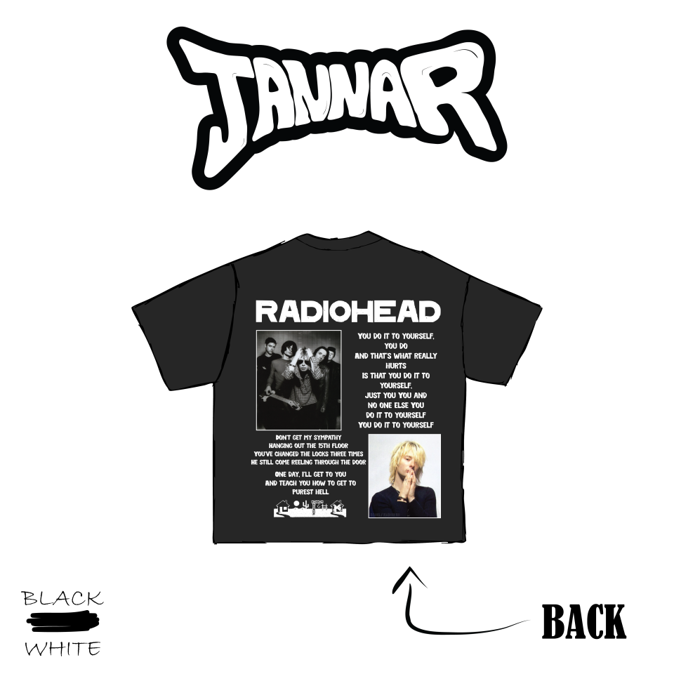 تي شيرت Radiohead